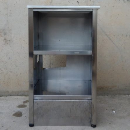 Empostada d'inox i marbre 58x63cm d'ocasió a cabauoportunitats.com Balaguer - Lleida - Catalunya
