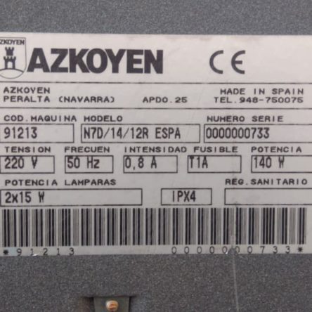 Máquina tabaco segunda mano AZKOYEN N7D 14 canales en cabauoportunitats.com