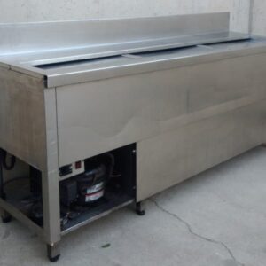 Botellero inox 3 puertas 200x58cm de ocasión en cabauoportunitats.com