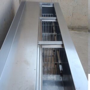 Botellero inox 3 puertas 200x58cm de ocasión en cabauoportunitats.com