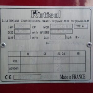 Rostidora de pollastres ROTISOL 5 espases + taula inox d'ocasió a cabauoportunitats.com Balaguer - Lleida - Catalunya