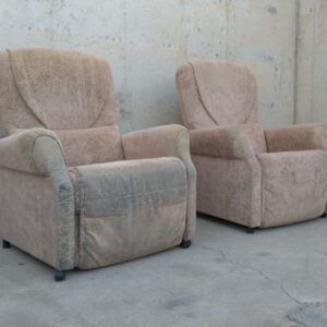 Sillรณn reclinable beige ( 2 uds ) de segunda mano en cabauoportunitats.com