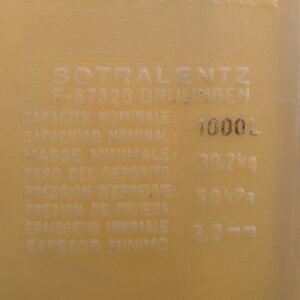 Dipòsit gasoil 1000 litres 110x70cm d'ocasió a cabauoportunitats.com Balaguer - Lleida - Catalunya