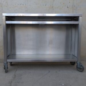 Barra inox con ruedas 120cm de segunda mano en cabauoportunitats.com