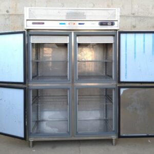 Cámara frigorífica inox 4 puertas MASTER CHEF 207cm de segunda mano en cabauoportunitats.com