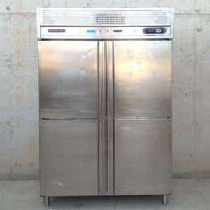 Cámara frigorífica inox 4 puertas MASTER CHEF 207cm de segunda mano en cabauoportunitats.com