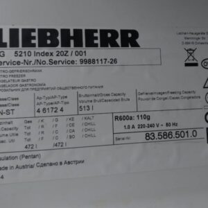 Congelador LIEBHERR 513 Litres de segona mà a cabauoportunitats.com Balaguer - Lleida - Catalunya