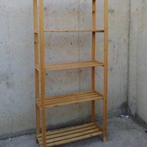 Prestatgeria de fusta 5 prestatges 170cm de segona mà a cabauoportunitats.com Balaguer - Lleida - Catalunya