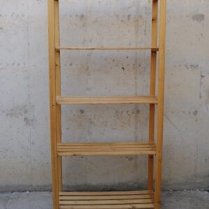 Prestatgeria de fusta 5 prestatges 170cm de segona mà a cabauoportunitats.com Balaguer - Lleida - Catalunya