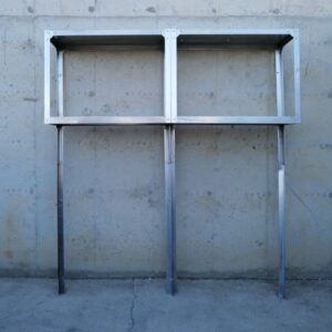 Empostada d'acer inoxidable 180x40cm de segona mà a cabauoportunitats.com Balaguer -Lleida - Catalunya