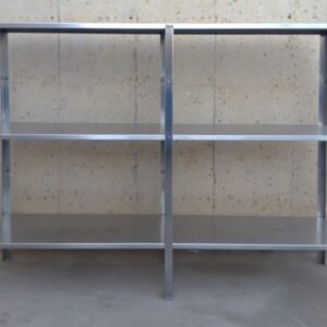 Estantería inox 3 estantes 225x38cm de segunda mano en cabauoportunitats.com