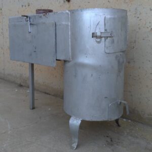 Estufa de llenya amb forn 70x30cm de segona mà a cabauoportunitats.com Balaguer - Lleida - Catalunya