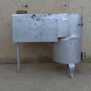 Estufa de llenya amb forn 70x30cm de segona mà a cabauoportunitats.com Balaguer - Lleida - Catalunya