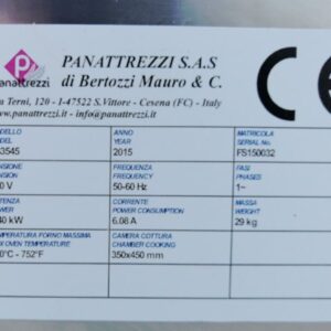 Forn de pizza PANATREZZI 58x56cm de segona mà a cabauoportunitats.com Balaguer - Lleida - Catalunya