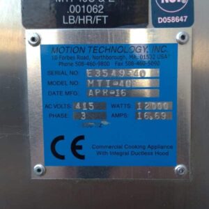 Fregidora sense fums AUTOFRY MTI 40 E de segona mà a cabauoportunitats.com Balaguer - Lleida - Catalunya