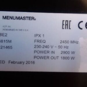 Microondas AMANA MENUMASTER DEC18E2 de segunda mano en cabauoportunitats.com