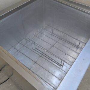 Congelador de inox 75x76cm de segunda mano en cabauoportunitats.com