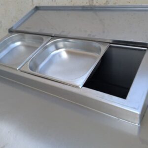Frigorífico pizzero con lavamanos 150cm de segunda mano en cabauoportunitats.com