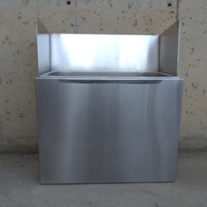 Lavamanos de inox para pared 55x33x43cm de segunda mano en cabauoportunitats.com