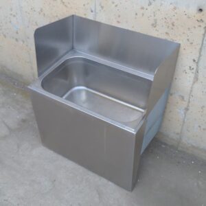 Lavamanos de inox para pared 55x33x43cm de segunda mano en cabauoportunitats.com