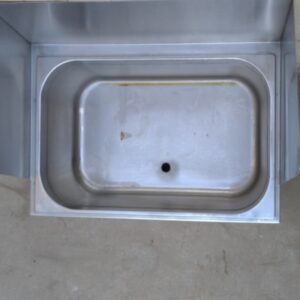Lavamanos de inox para pared 55x33x43cm de segunda mano en cabauoportunitats.com