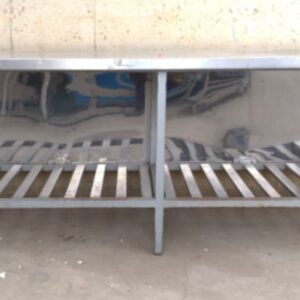 Mesa inox 235cm de segunda mano en cabauoportunitats.com