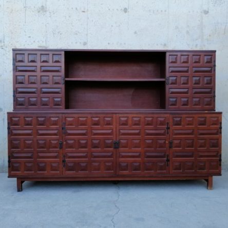 Bufet comedor color nogal 200cm de segunda mano en cabauoportunitats.com