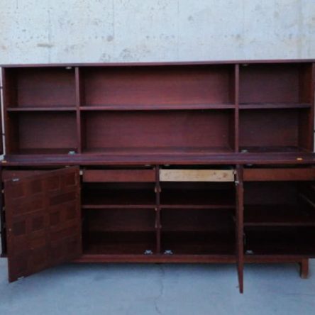 Bufet comedor color nogal 200cm de segunda mano en cabauoportunitats.com