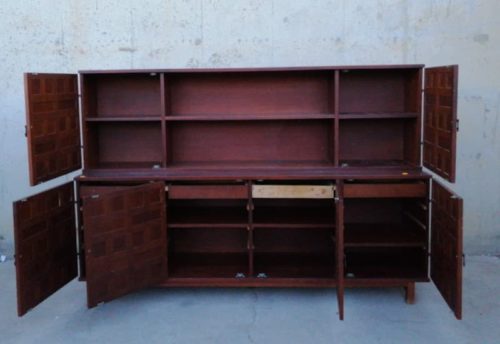 Bufet comedor color nogal 200cm de segunda mano en cabauoportunitats.com
