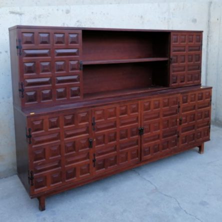 Bufet comedor color nogal 200cm de segunda mano en cabauoportunitats.com
