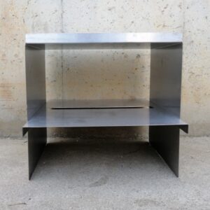 Empostada d'acer inoxidable 42x46cm de segona mà a cabauoportunitats.com Balaguer - Lleida - Catalunya