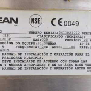 Fregidora DEAN de gas natural de segunda mano en cabauoportunitats.com