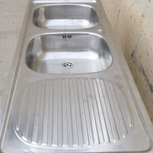 Aigüera d'acer inoxidable amb potes de segona mà a cabauoportunitats.com Balaguer - Lleida - Catalunya