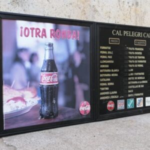 Letrero iluminado Coca-Cola años 80 de segunda mano en cabauoportunitats.com
