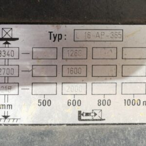 Apilador eléctrico LINDE L 16 de segunda mano en cabauoportunitats.com