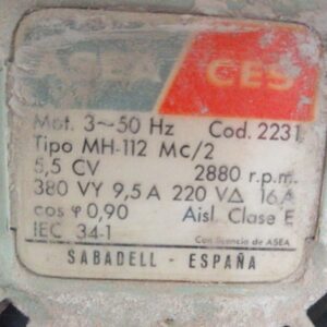Compressor de 5,5CV de segona mà a cabauoportunitats.com Balaguer - Lleida - Catalunya
