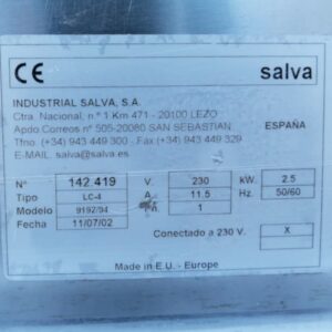 Horno convección SALVA 59x53cm de segunda mano en cabauoportunitats.com