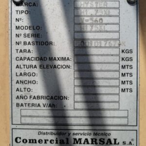 Carretilla elevadora HYSTER 1500kg de segunda mano en cabauoportunitats.com