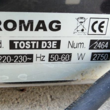 Tostadora salamandra ROMMAG TOSTI de segunda mano en cabauoportunitats.com