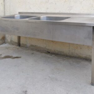 Fregadero con patas 180cm en cabauoportunitats.com