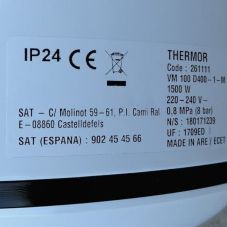 Calentador de agua THERMOR 100 litros de segunda mano en cabauoportunitats.com