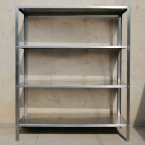 Prestatgeria de segona mà d'acer inoxidable a cabauoportunitats.com Balaguer - Lleida - Catalunya