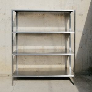 Prestatgeria de segona mà d'acer inoxidable a cabauoportunitats.com Balaguer - Lleida - Catalunya