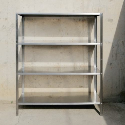 Prestatgeria de segona mà d'acer inoxidable a cabauoportunitats.com Balaguer - Lleida - Catalunya