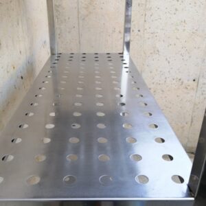 Estantería inox 85x36x184cm de segunda mano en cabauoportunitats.com