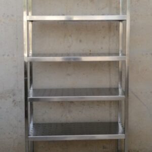 Estantería inox 85x36x184cm de segunda mano en cabauoportunitats.com