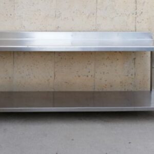 Taula de treball d'acer inoxidable de segona mà a cabauoportunitats.com Balaguer - Lleida - Catalunya