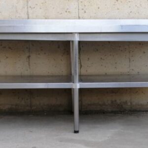 Mesa de trabajo de segunda mano de acero inoxidable en cabauoportunitats.com
