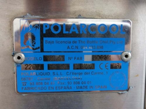 Enfriador botellas POLARCOOL M6  de segunda mano en cabauoportunitats.com
