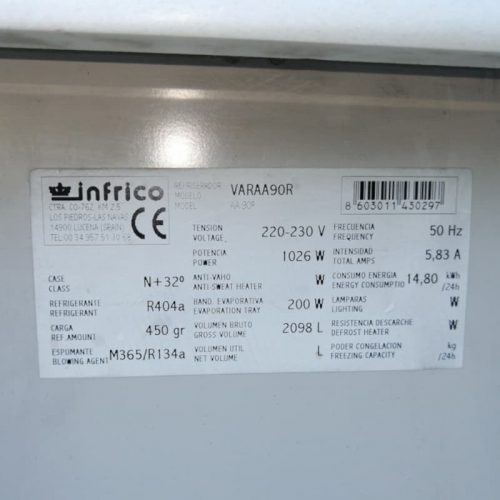 Nevera raconera INFRICO de segona mà a cabauoportunitats.com Balaguer - Lleida - Catalunya